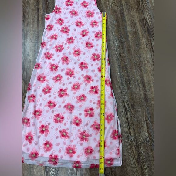 Christie Brooks Vintage Pink Whimsical Floral Size 14 Large Fairy Barbie - Picture 7 of 8